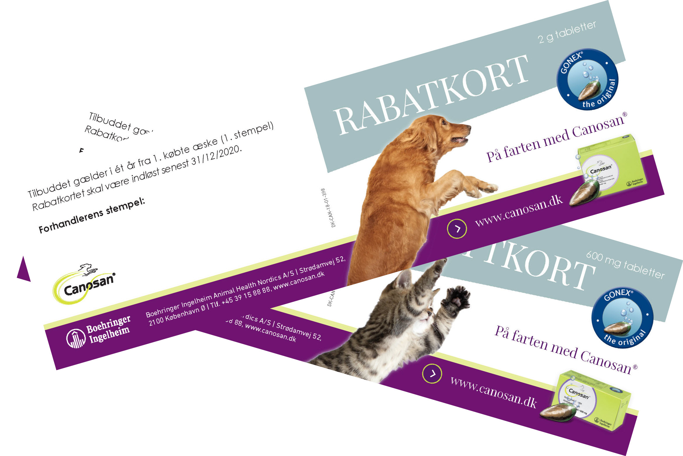 Canosan hund og kat rabatkort