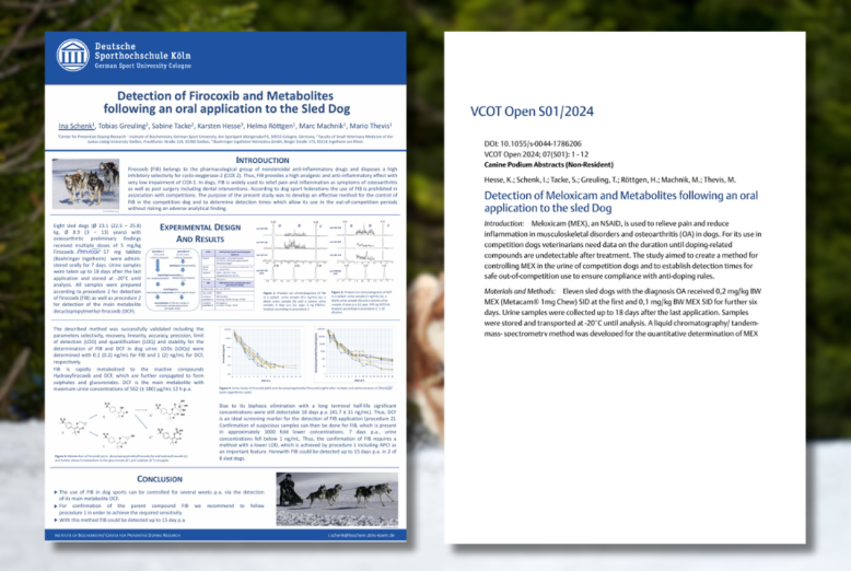 Meloxicam- og Firocoxib karenstid ved hundesport