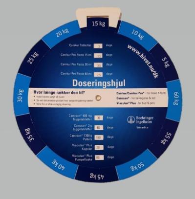 Doseringshjul fodertilskud