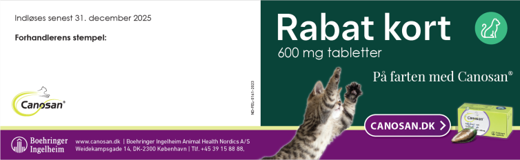 Canosan Kat rabatkort KAMPAGNE